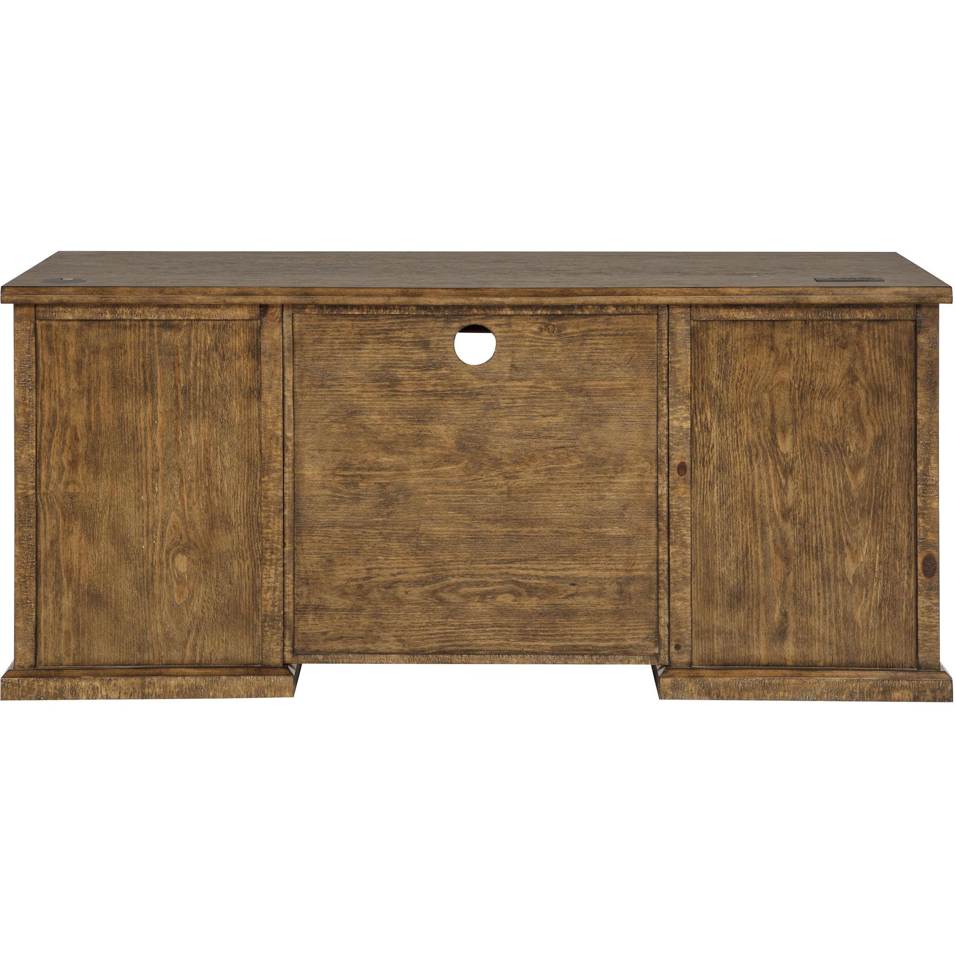 Coaster Furniture Altidore 800795 68-inch 7-drawer Executive Home Office Desk - Distressed Brown IMAGE 7