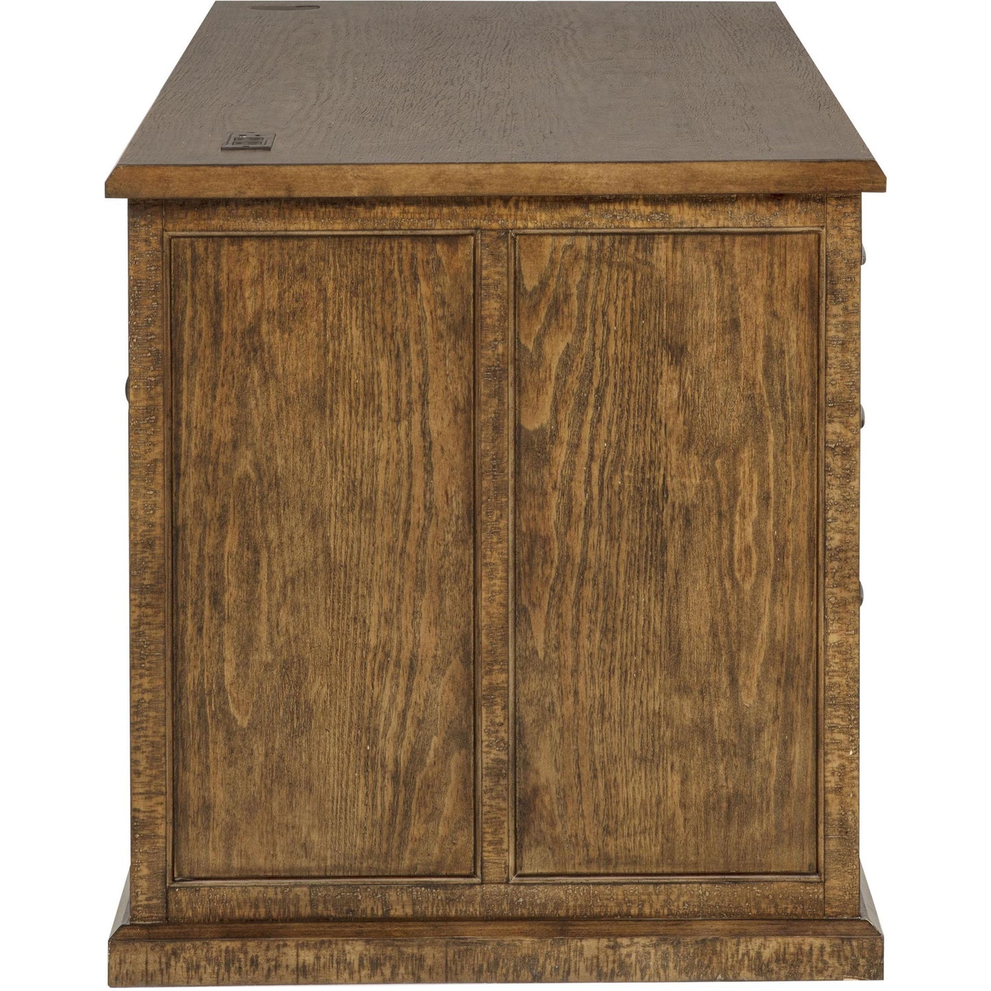  Coaster Furniture Altidore 800795 68-inch 7-drawer Executive Home Office Desk - Distressed Brown IMAGE 8