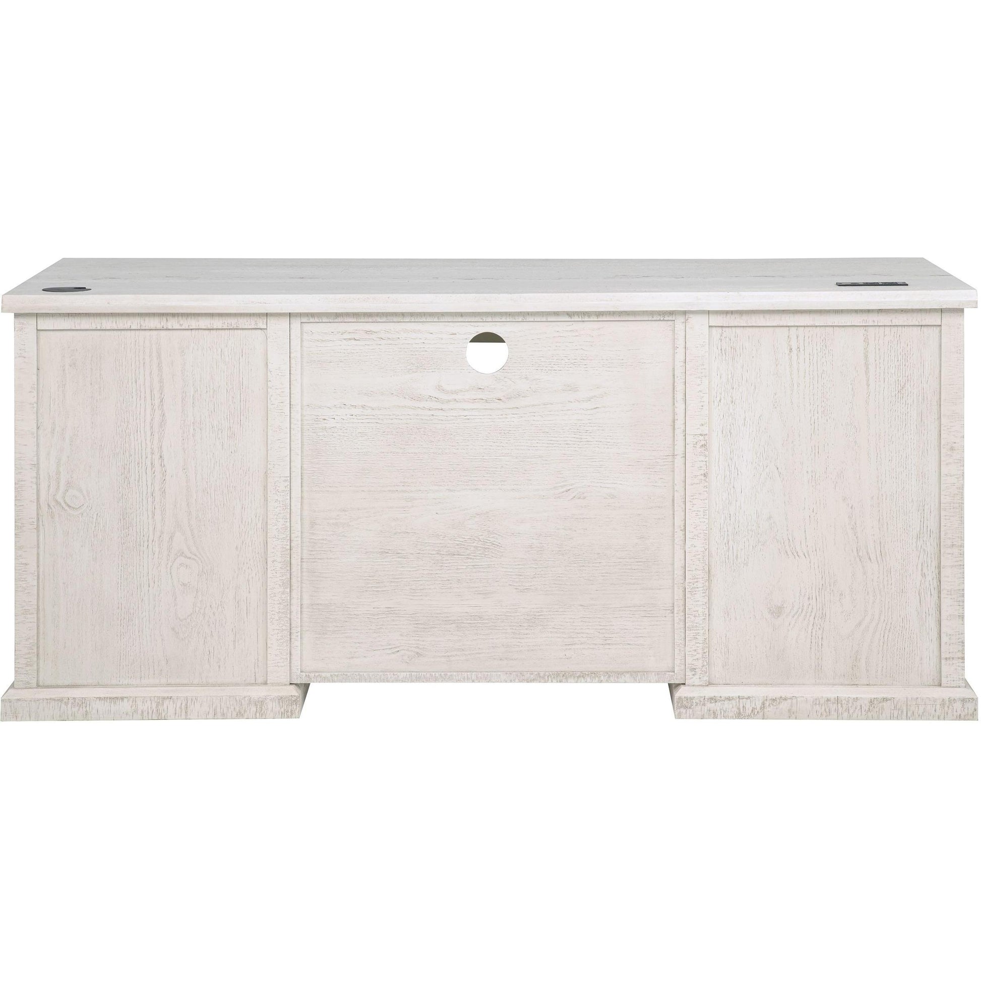  Coaster Furniture Altidore 800796 68-inch 7-drawer Executive Home Office Desk - Distressed White IMAGE 7