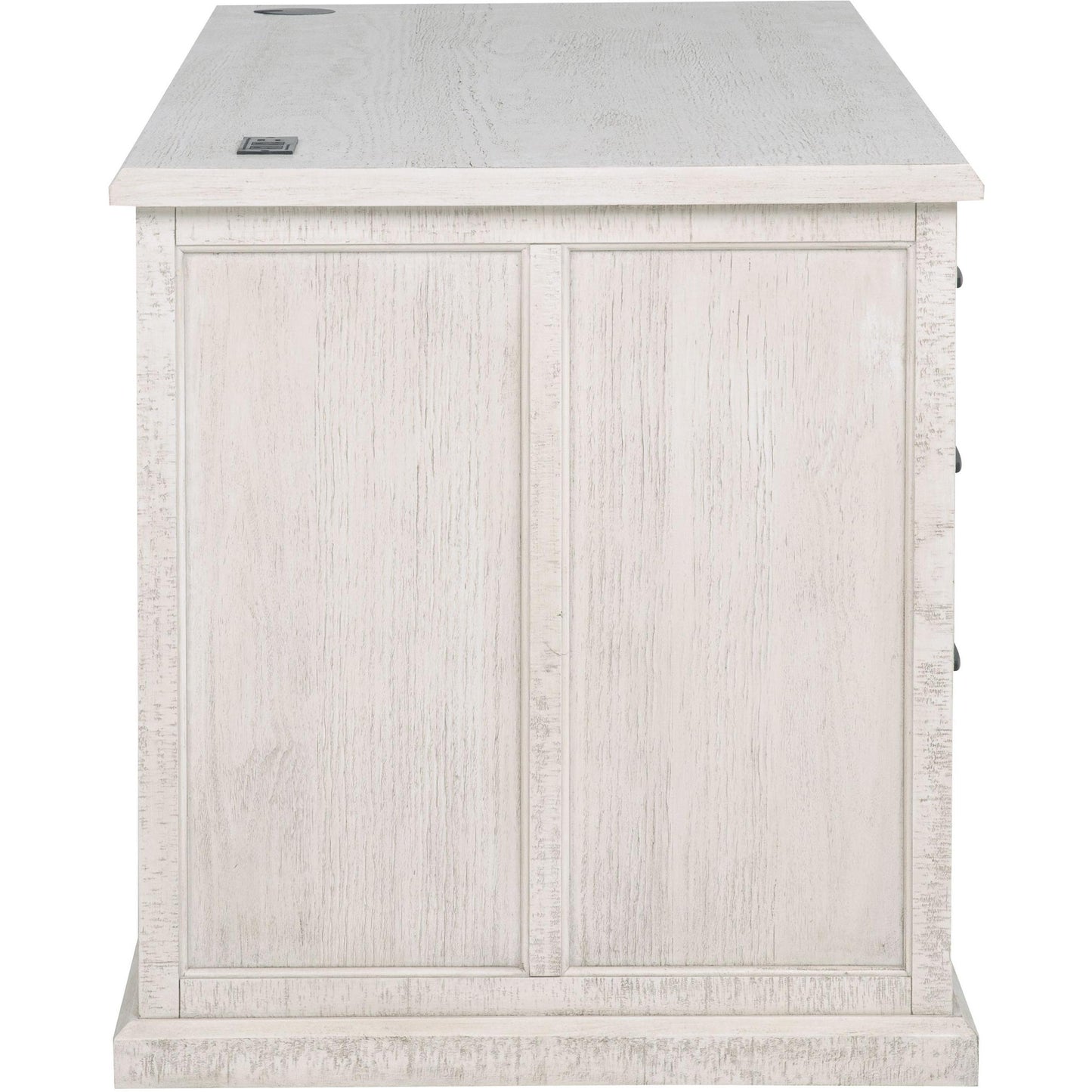  Coaster Furniture Altidore 800796 68-inch 7-drawer Executive Home Office Desk - Distressed White IMAGE 8