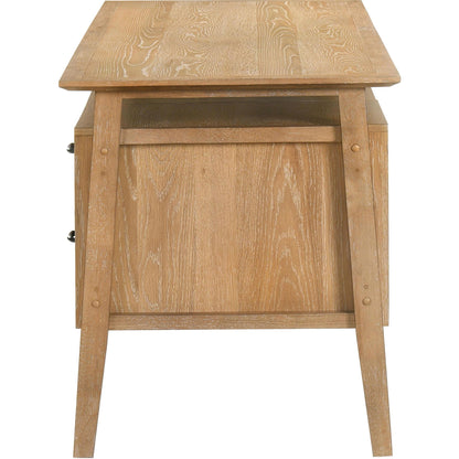  Coaster Furniture Goodson 801587 64-inch 4-Drawer Double Pedestal Computer Desk  - Distressed Light Brown IMAGE 7