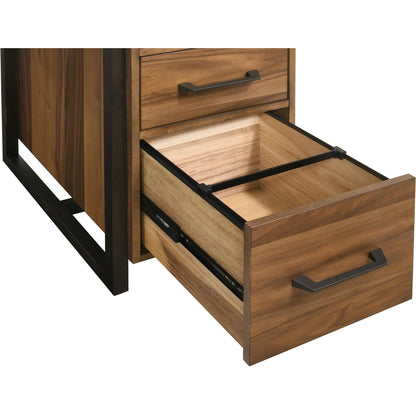 Coaster Furniture Berhalter 801596 6-Drawer Double Pedestal File Computer Desk IMAGE 13