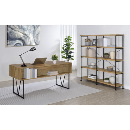  Coaster Furniture Analiese 801851 63-inch 4-drawer Writing Desk - Mango IMAGE 10