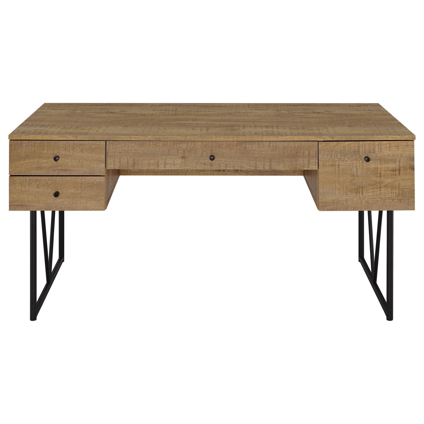  Coaster Furniture Analiese 801851 63-inch 4-drawer Writing Desk - Mango IMAGE 2