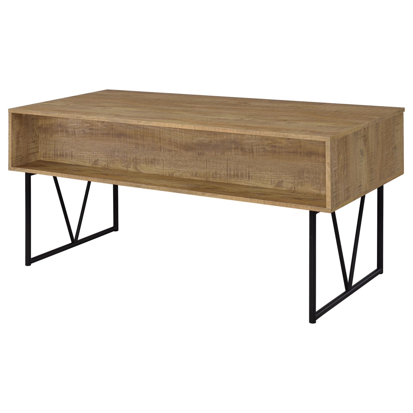  Coaster Furniture Analiese 801851 63-inch 4-drawer Writing Desk - Mango IMAGE 7