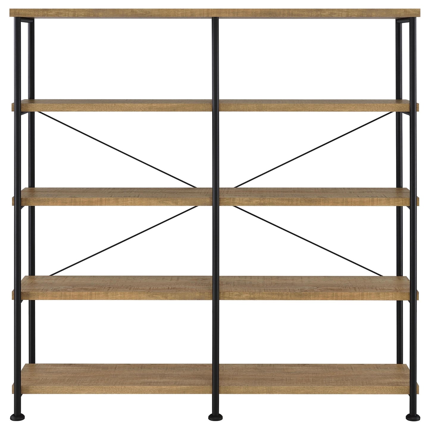  Coaster Furniture Analiese 801853 63-inch 4-shelf Double Bookshelf - Mango IMAGE 10