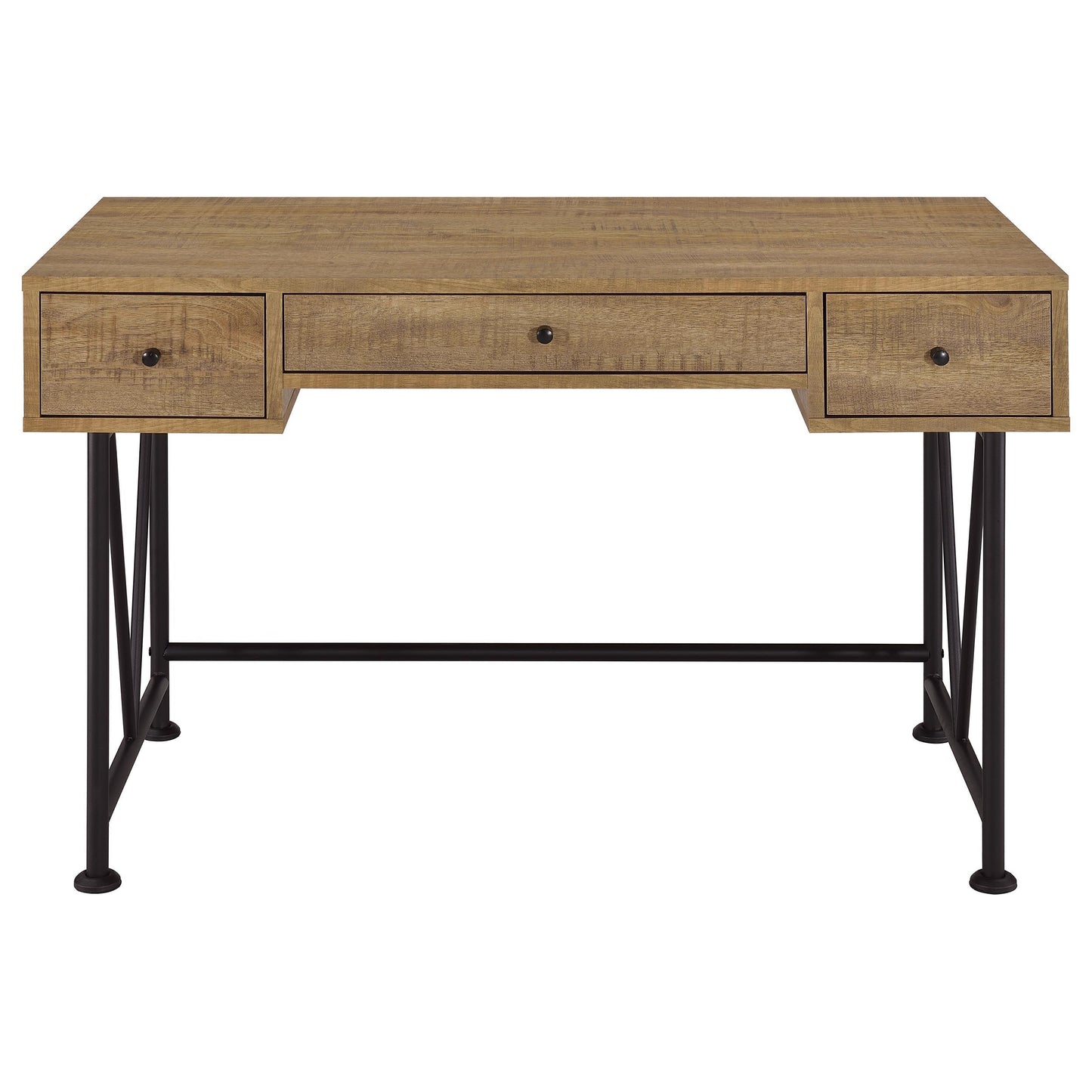  Coaster Furniture Analiese 802001 47-inch 3-drawer Writing Desk - Mango IMAGE 8