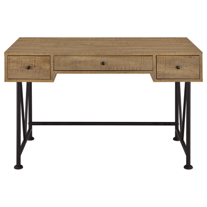  Coaster Furniture Analiese 802001 47-inch 3-drawer Writing Desk - Mango IMAGE 8