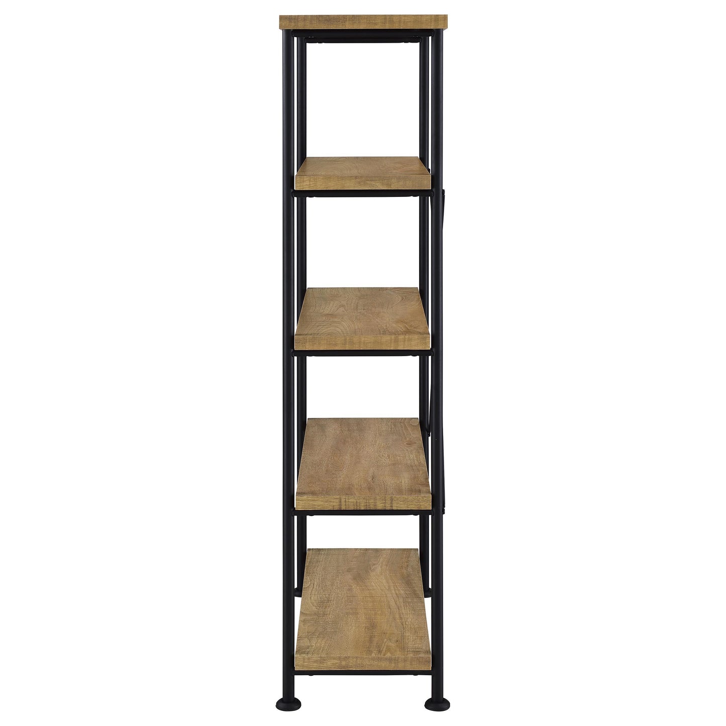 Coaster Furniture Analiese 802003 63-inch 4-shelf Bookshelf - Mango IMAGE 4
