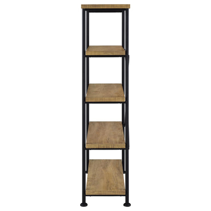  Coaster Furniture Analiese 802003 63-inch 4-shelf Bookshelf - Mango IMAGE 4