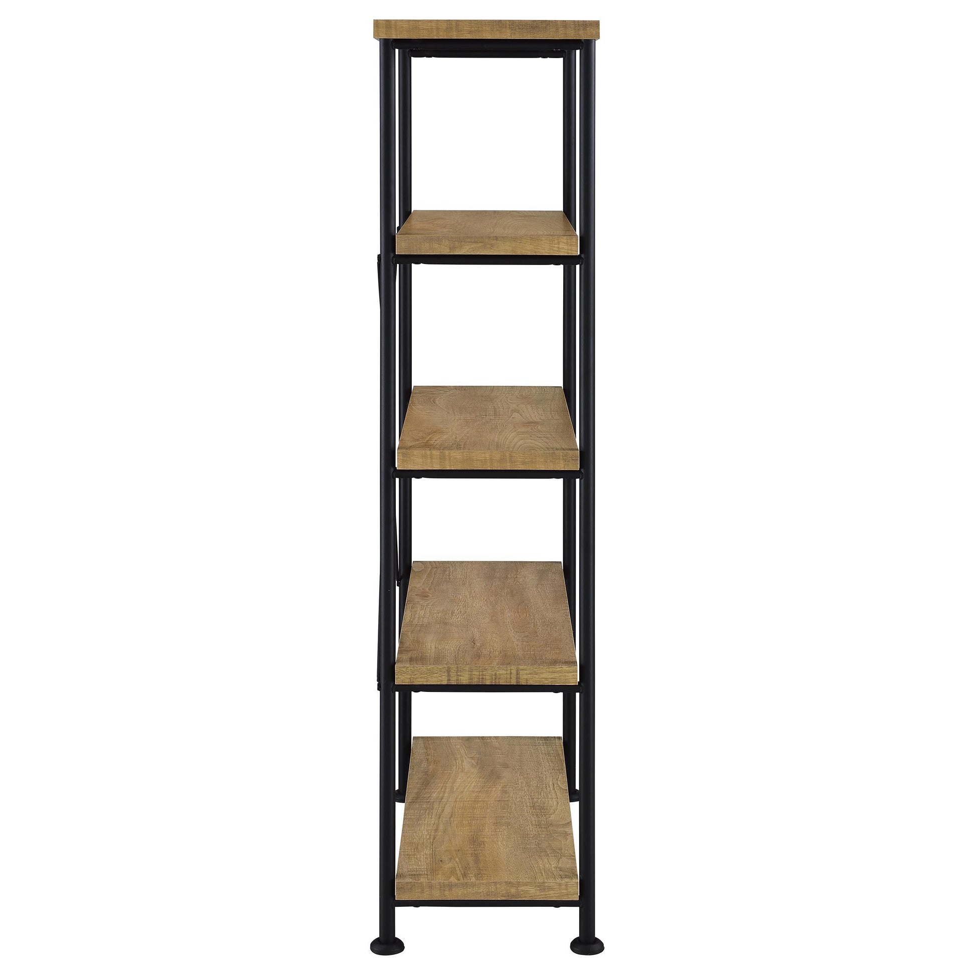  Coaster Furniture Analiese 802003 63-inch 4-shelf Bookshelf - Mango IMAGE 5