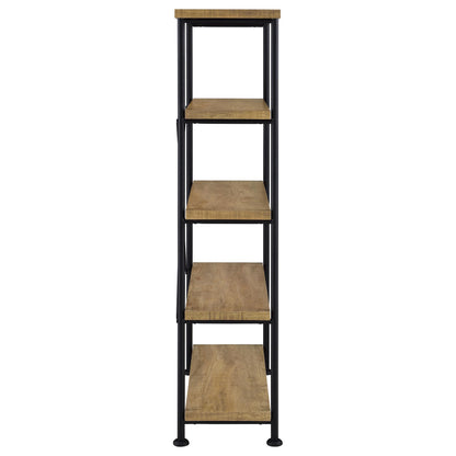  Coaster Furniture Analiese 802003 63-inch 4-shelf Bookshelf - Mango IMAGE 5
