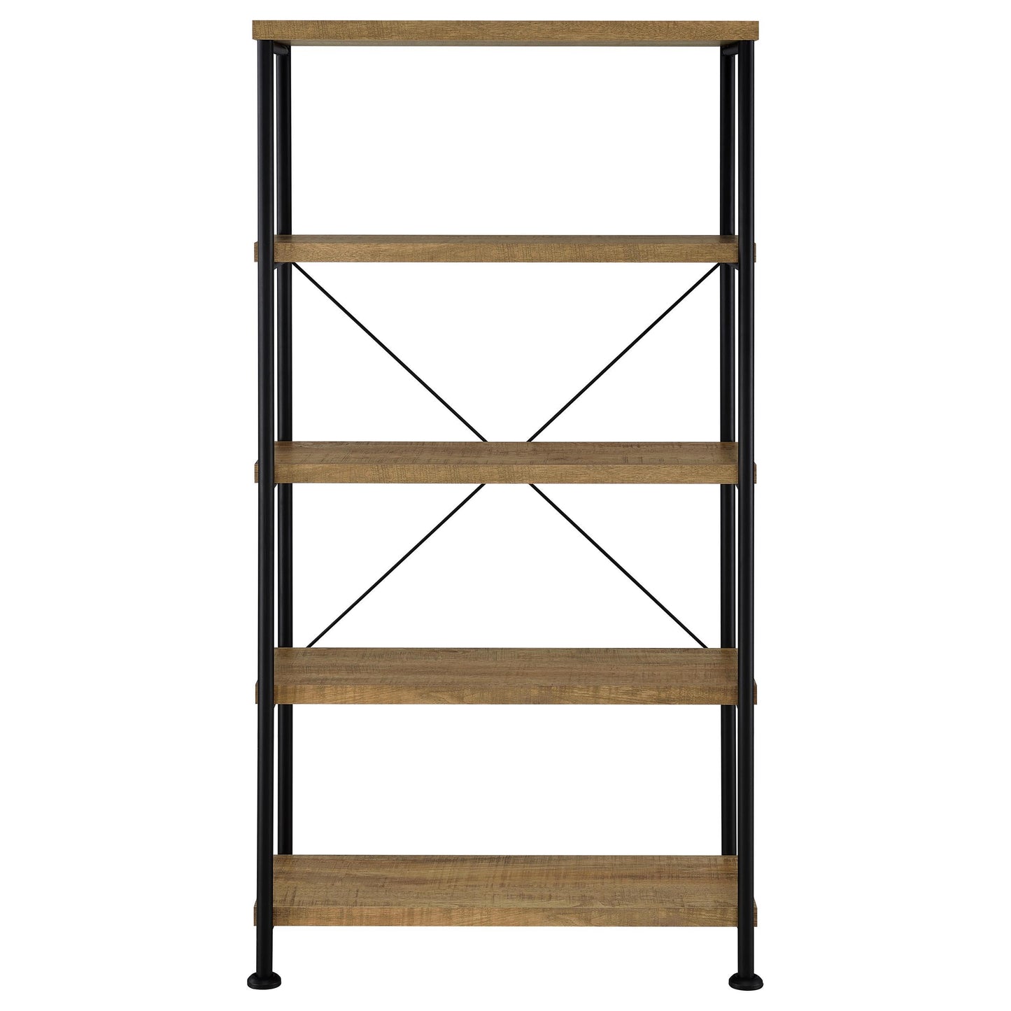  Coaster Furniture Analiese 802003 63-inch 4-shelf Bookshelf - Mango IMAGE 8