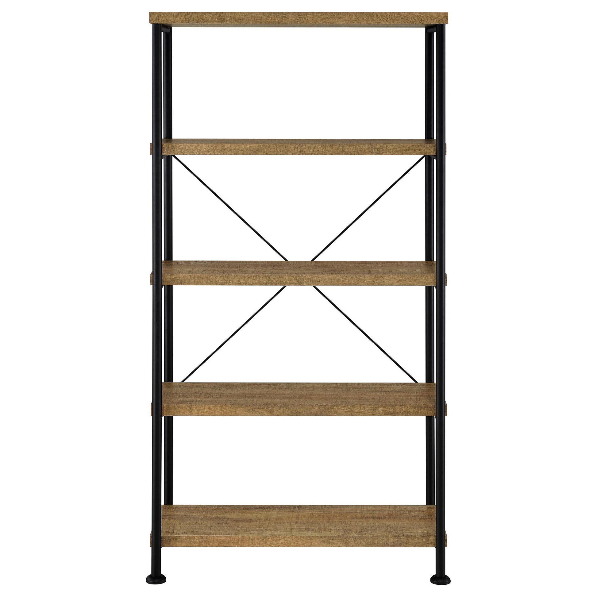  Coaster Furniture Analiese 802003 63-inch 4-shelf Bookshelf - Mango IMAGE 8