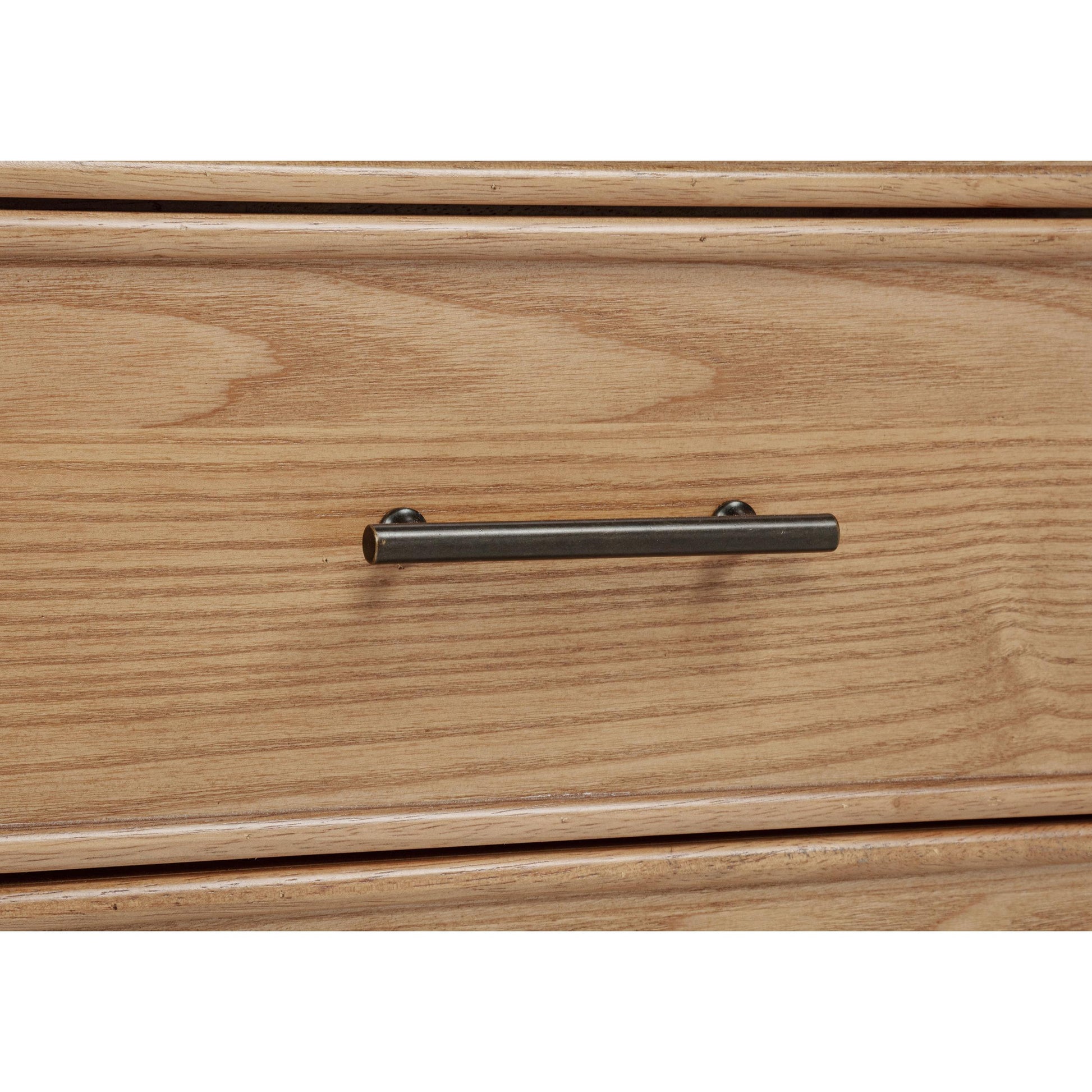  Coaster Furniture Vermes 802061 55-inch 3-drawer Writing Desk with Power Outlet - Light Ash IMAGE 10