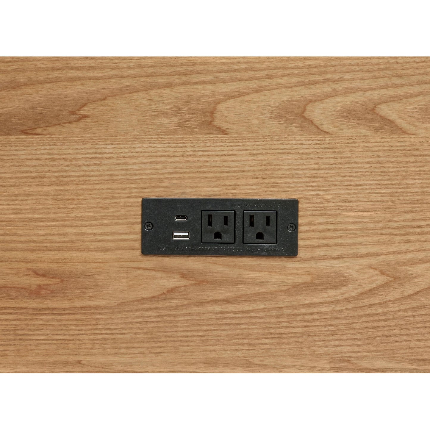  Coaster Furniture Vermes 802062 66-inch 7-drawer Computer Desk with Power Outlet - Light Ash IMAGE 14