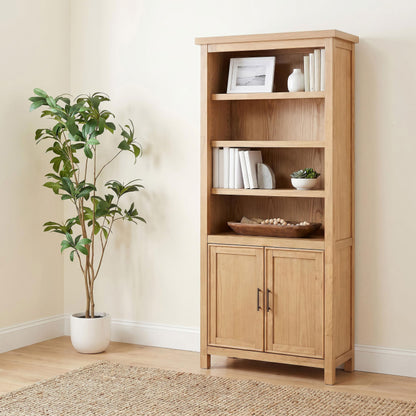  Coaster Furniture Vermes 802063 72-inch 2-door Home Office Cabinet Bookcase - Light Ash IMAGE 7