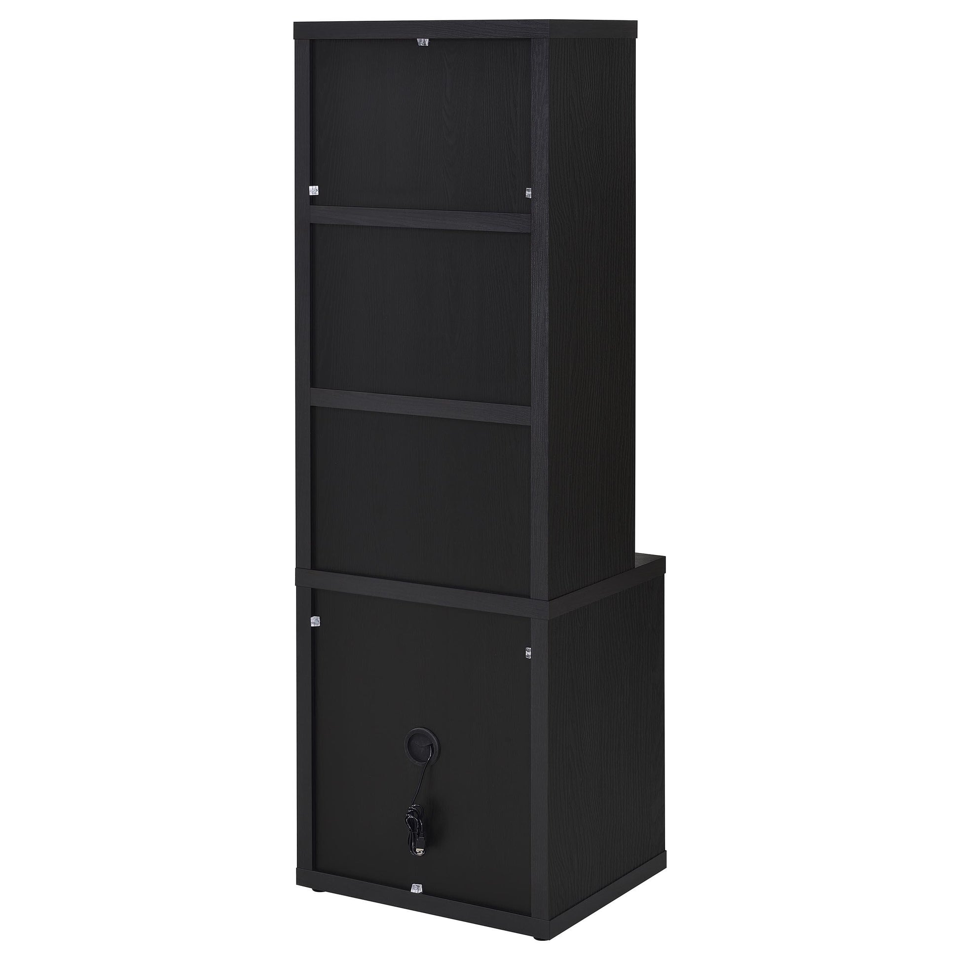  Coaster Furniture Westpark 802703-S3 3-piece Wall Unit Bookcase Set with USB - Black IMAGE 8