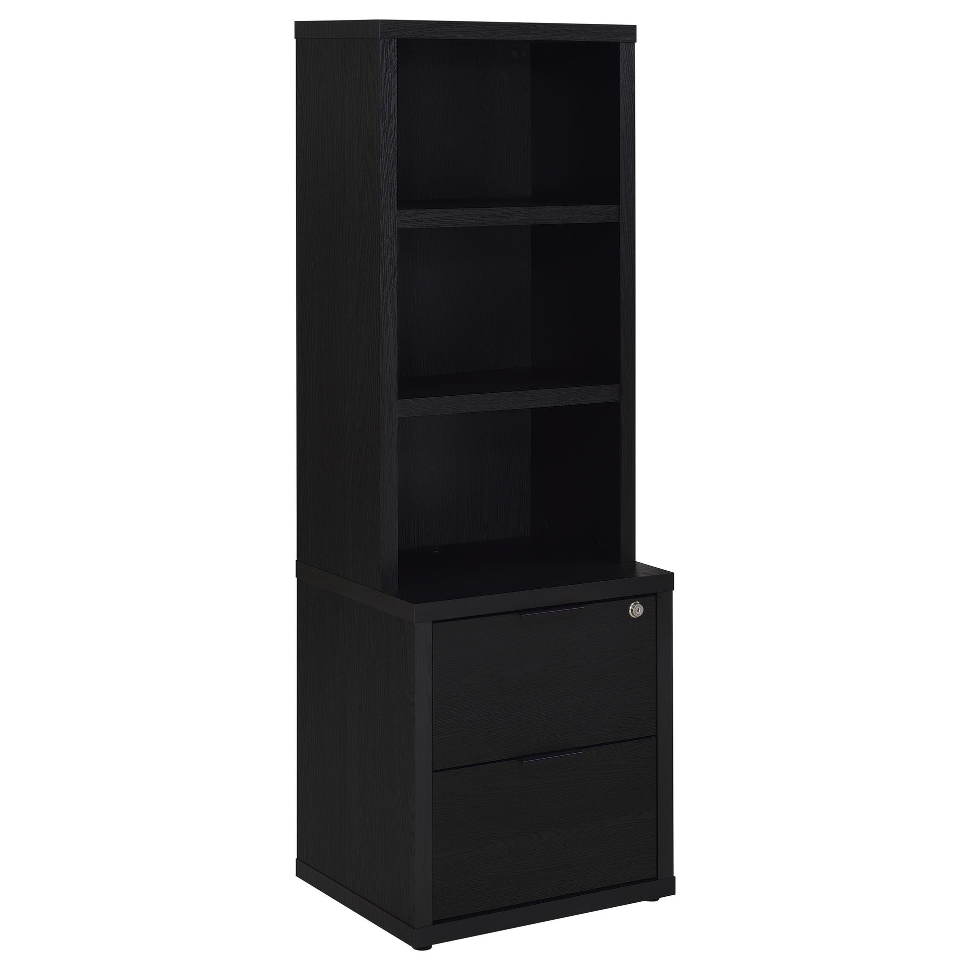  Coaster Furniture Westpark 802703-S3 3-piece Wall Unit Bookcase Set with USB - Black IMAGE 9
