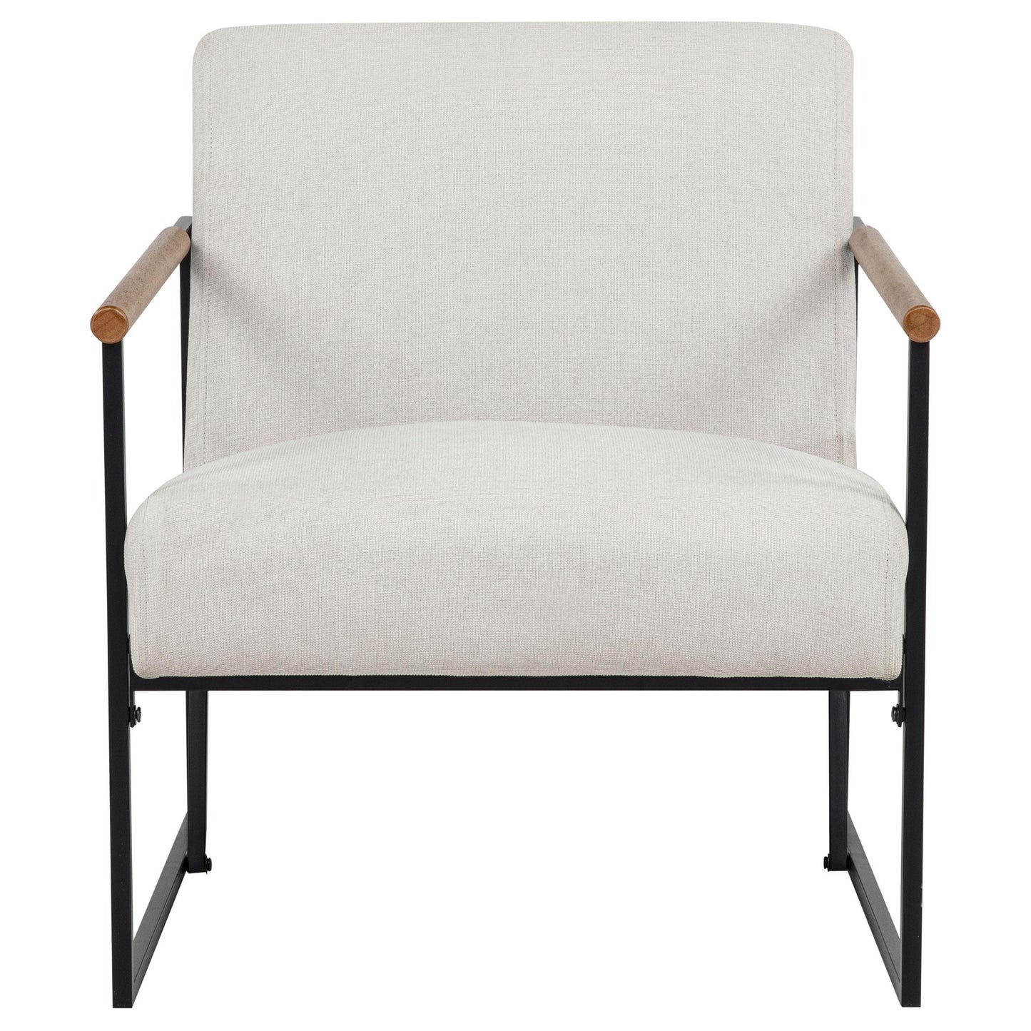  Coaster Furniture Monsen 900648 Fabric Upholstered Metal Frame Accent Chair - Ivory IMAGE 8
