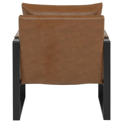  Coaster Furniture Rosalind 903019 Upholstered Track Arm Accent Chair - Brown IMAGE 3