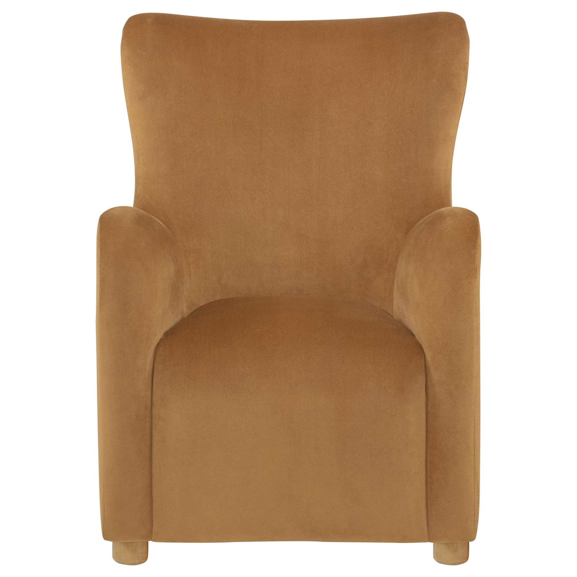  Coaster Furniture Thornton 903176 Velvet Upholstered Wingback Lounge Accent Chair - Cognac IMAGE 9
