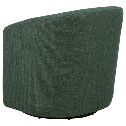  Coaster Furniture Mossbrook 903222 Fabric Upholstered Swivel Accent Chair - Green IMAGE 11