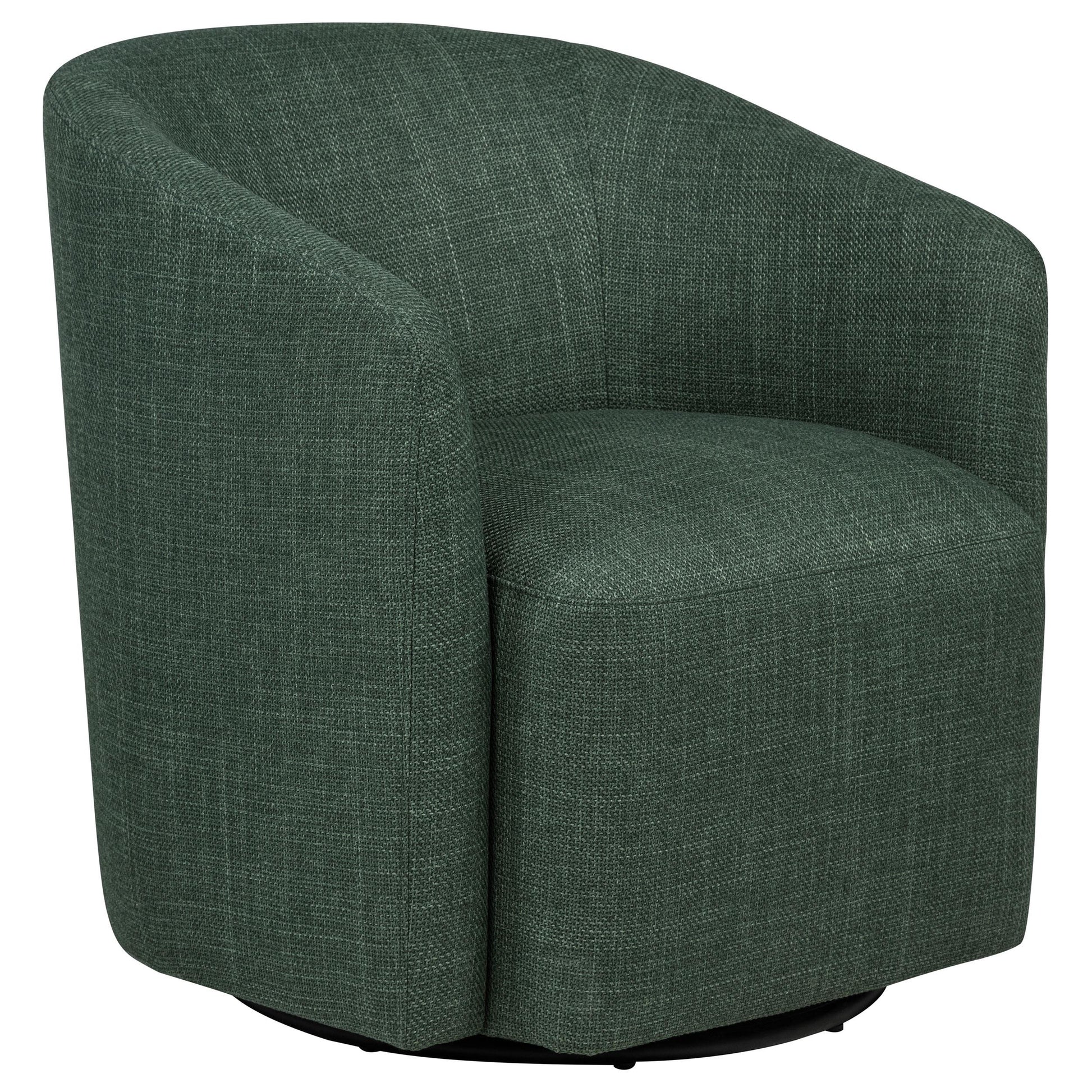  Coaster Furniture Mossbrook 903222 Fabric Upholstered Swivel Accent Chair - Green IMAGE 5