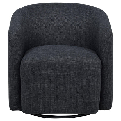  Coaster Furniture Mossbrook 903223 Fabric Upholstered Swivel Accent Chair - Anthracite IMAGE 8