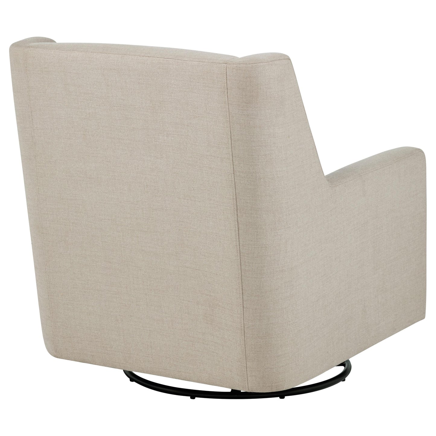  Coaster Furniture Sorrel 903930 Fabric Upholstered Swivel Glider Arm Chair - Latte IMAGE 1