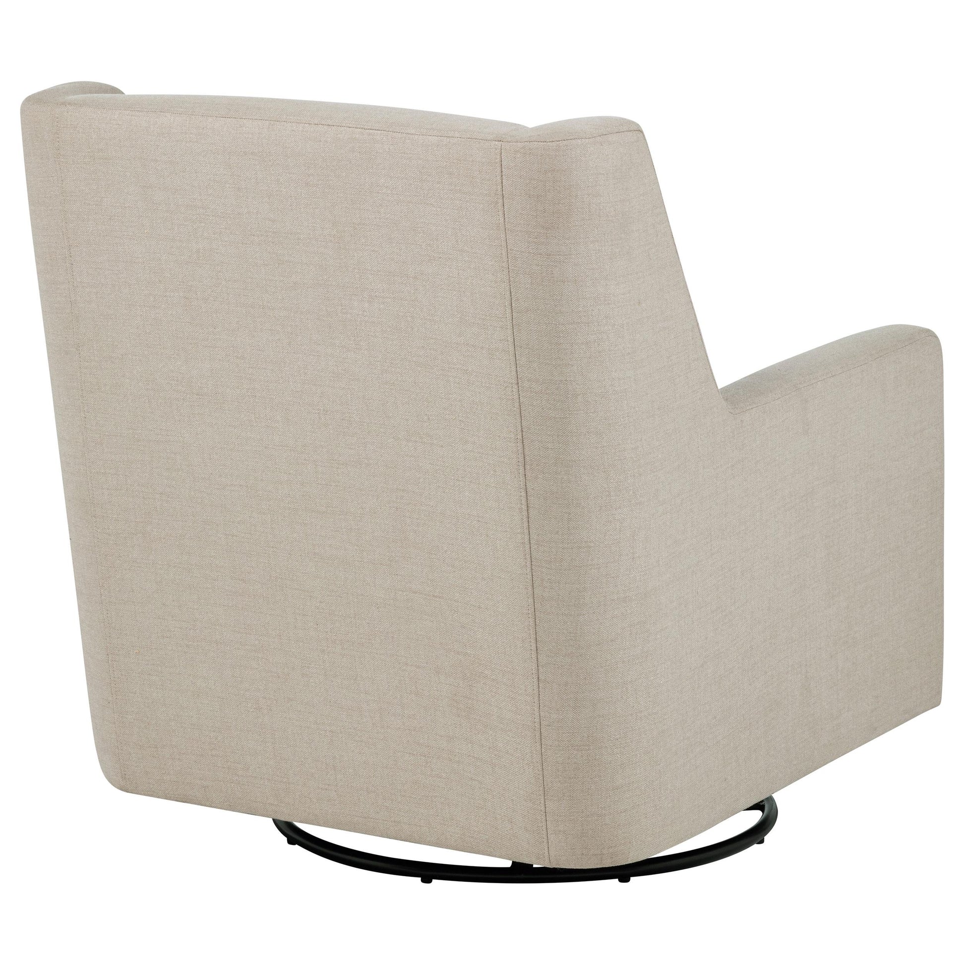  Coaster Furniture Sorrel 903930 Fabric Upholstered Swivel Glider Arm Chair - Latte IMAGE 1