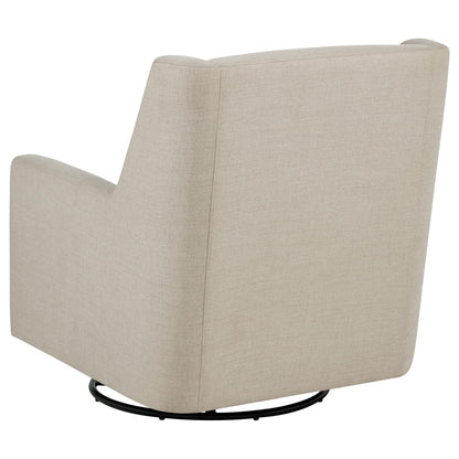  Coaster Furniture Sorrel 903930 Fabric Upholstered Swivel Glider Arm Chair - Latte IMAGE 11