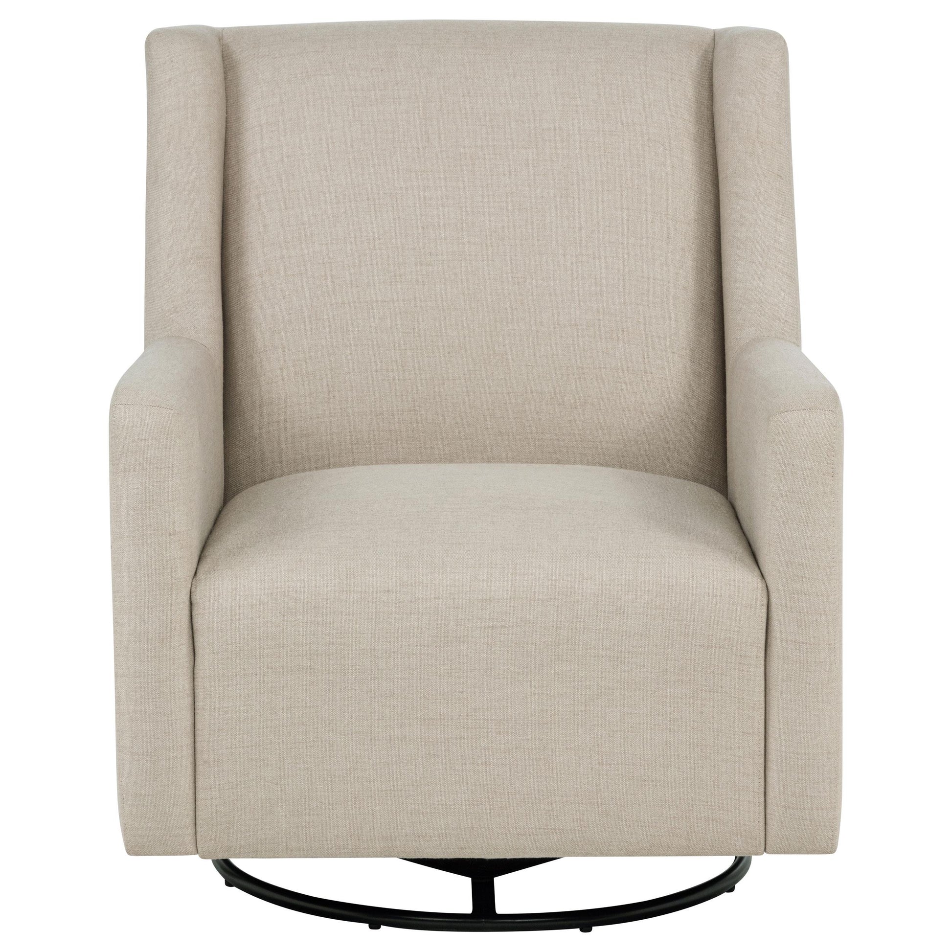  Coaster Furniture Sorrel 903930 Fabric Upholstered Swivel Glider Arm Chair - Latte IMAGE 9