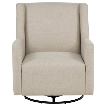  Coaster Furniture Sorrel 903930 Fabric Upholstered Swivel Glider Arm Chair - Latte IMAGE 9