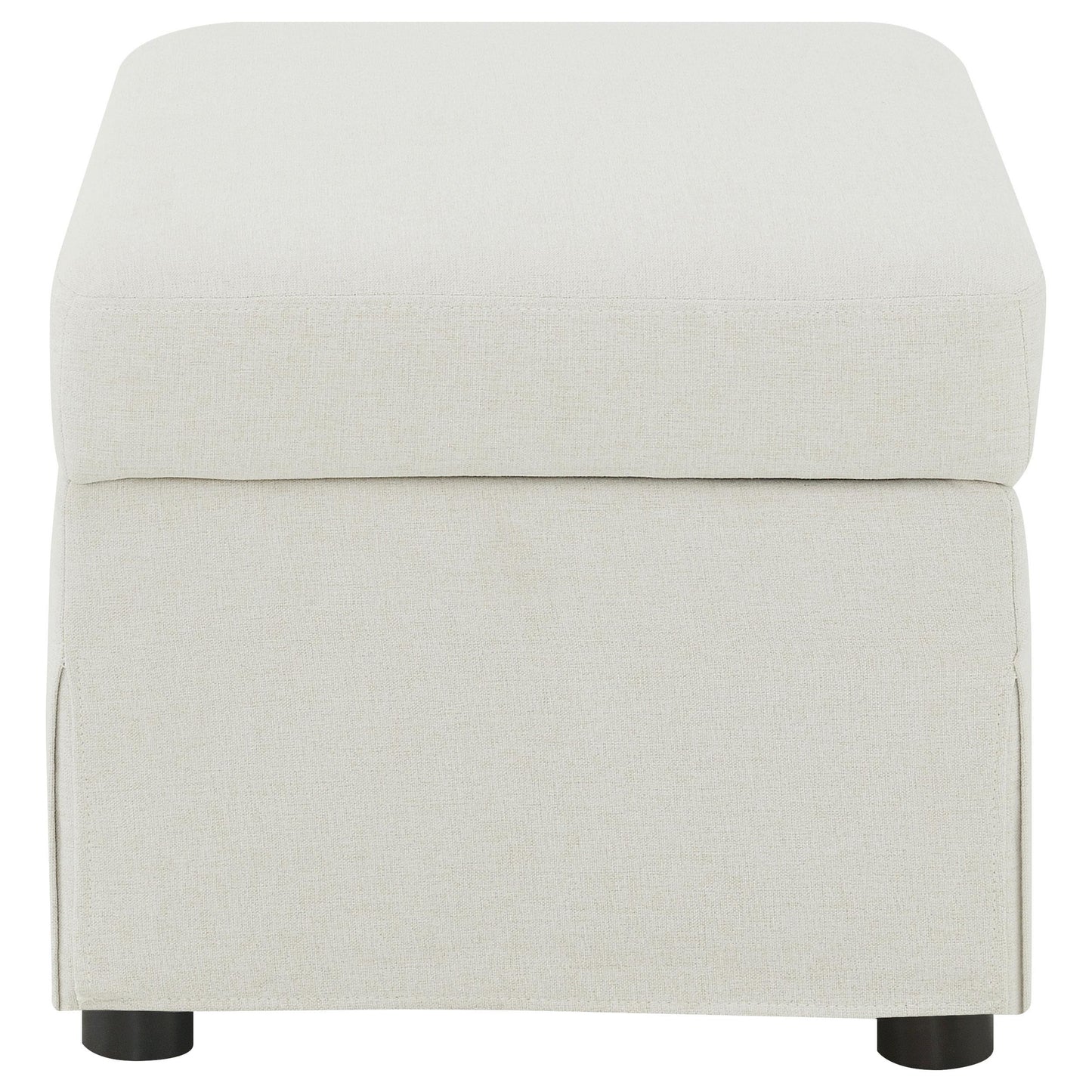  Coaster Furniture Winter 904134 Upholstered Hydraulic Lift Top Storage Ottoman - Beige IMAGE 7