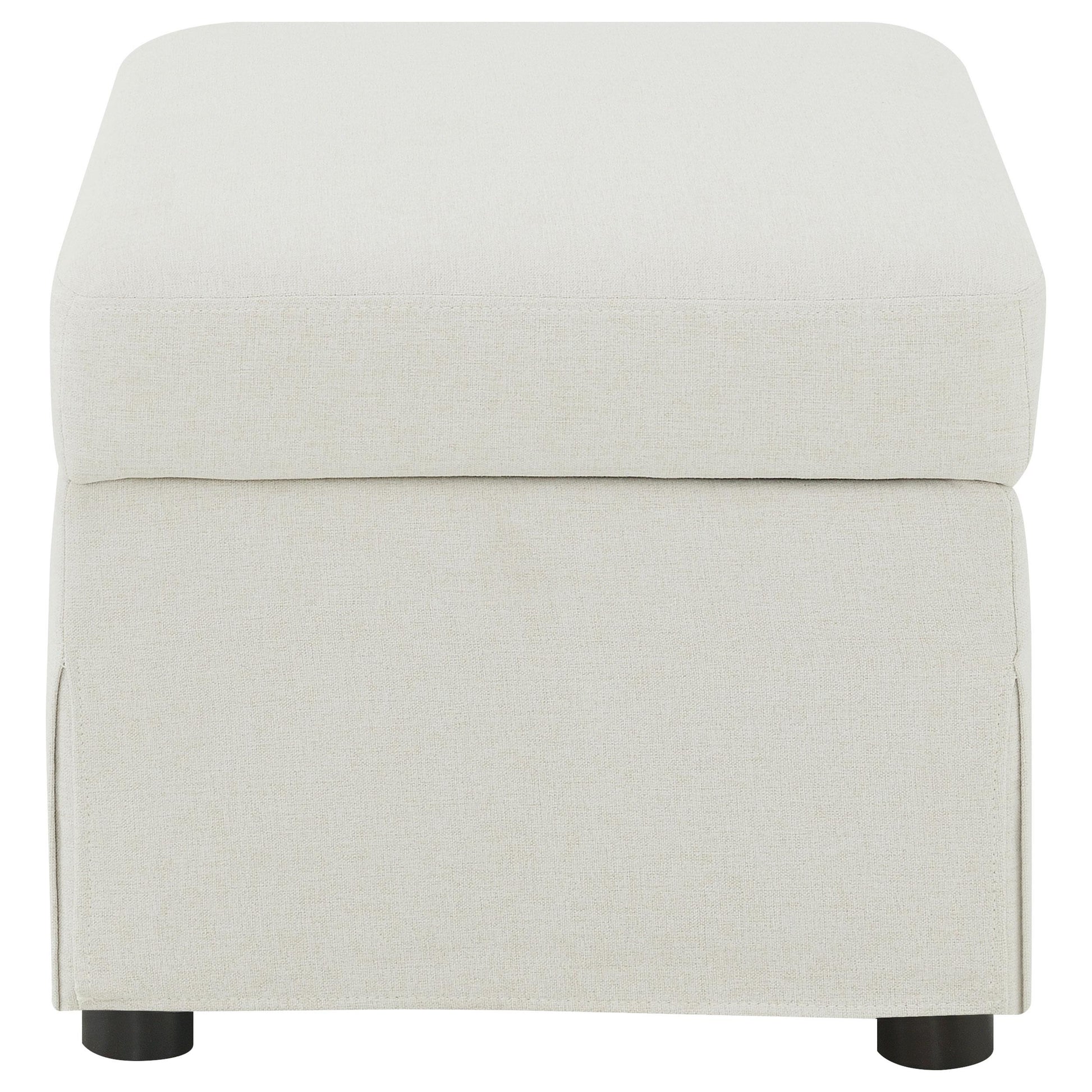  Coaster Furniture Winter 904134 Upholstered Hydraulic Lift Top Storage Ottoman - Beige IMAGE 7