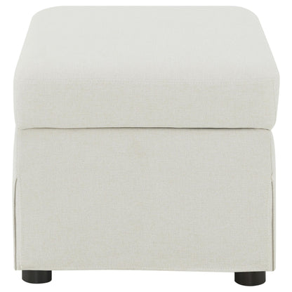  Coaster Furniture Winter 904134 Upholstered Hydraulic Lift Top Storage Ottoman - Beige IMAGE 7
