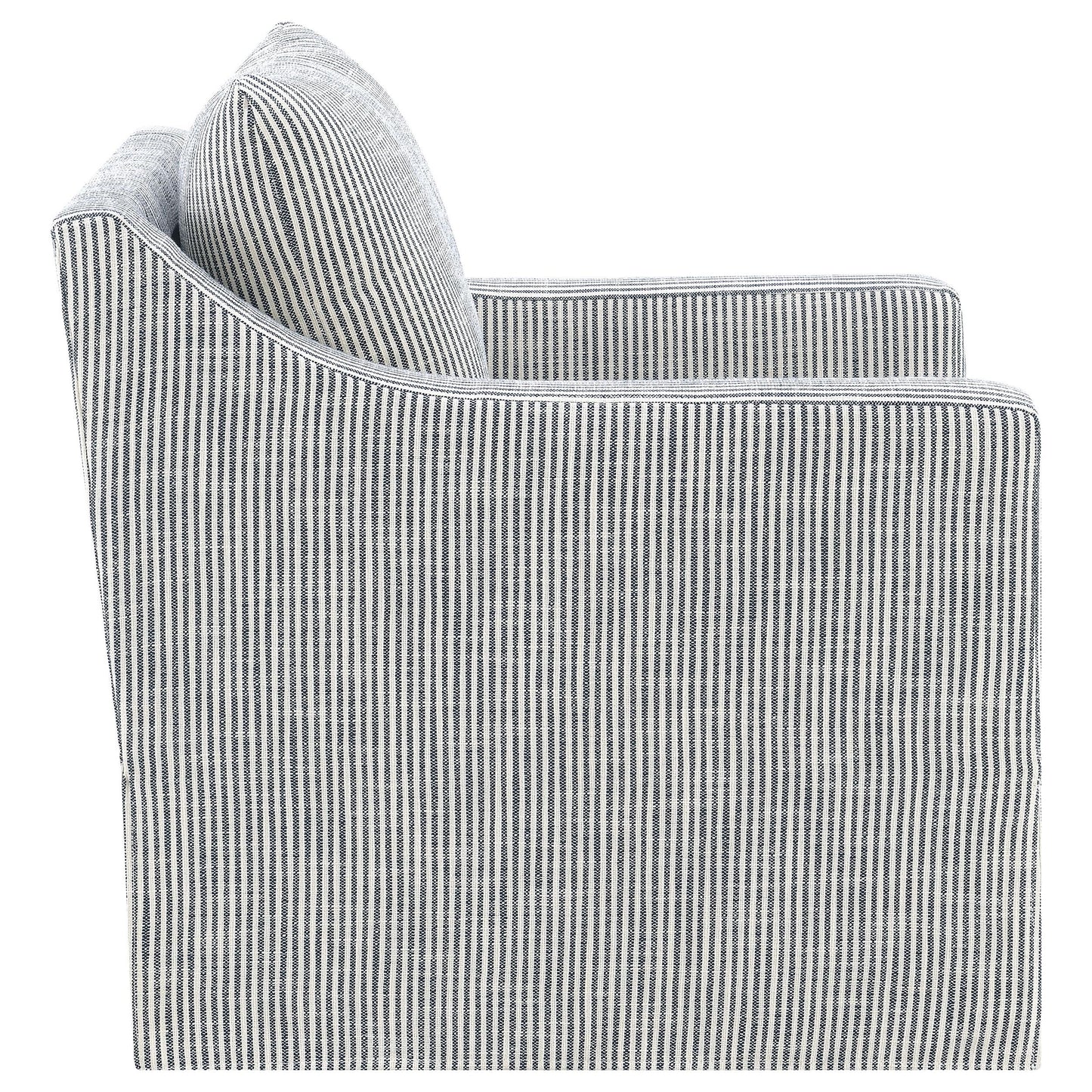  Coaster Furniture Winter 904137 Upholstered Sloped Arm Accent Swivel Chair - Grey IMAGE 10