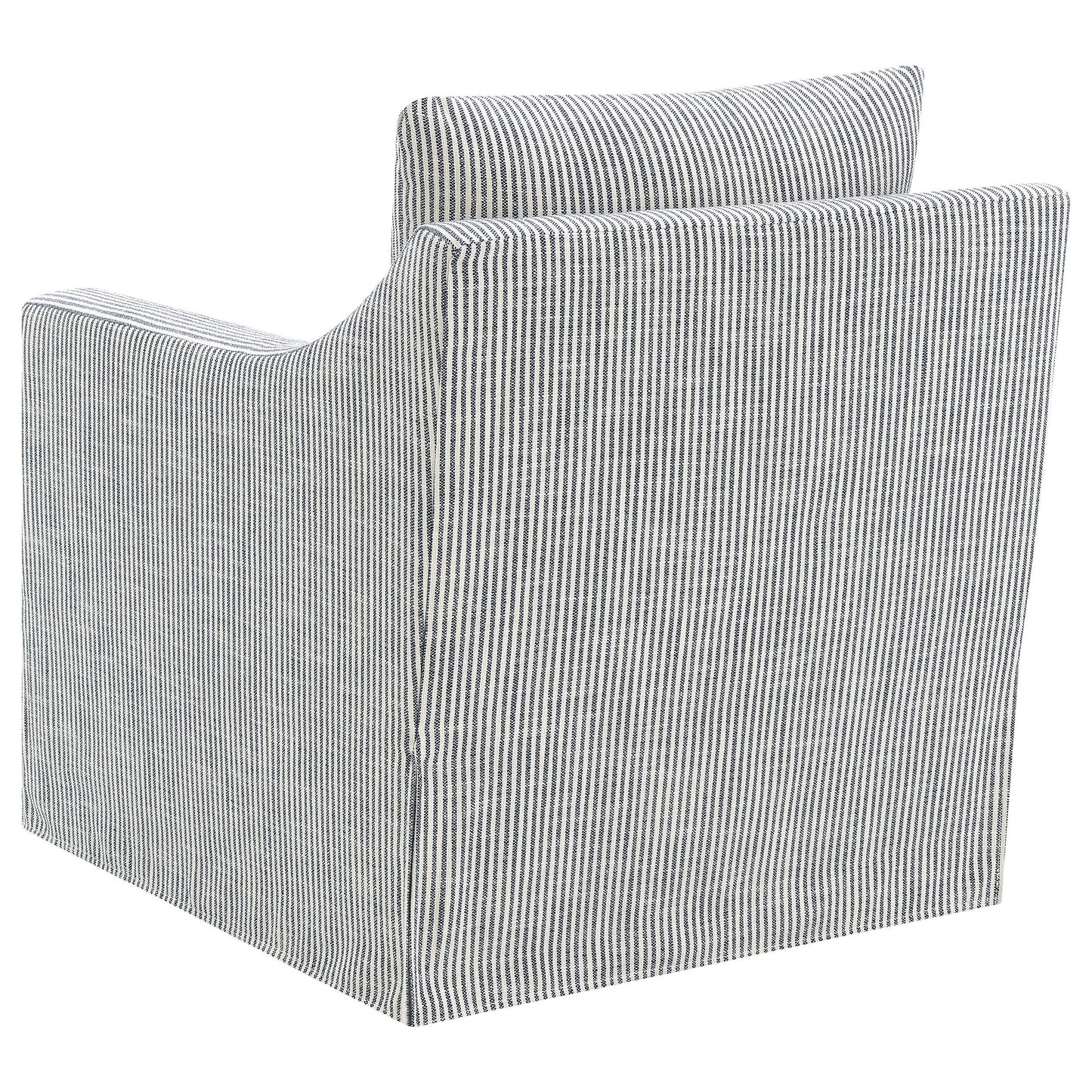  Coaster Furniture Winter 904137 Upholstered Sloped Arm Accent Swivel Chair - Grey IMAGE 5