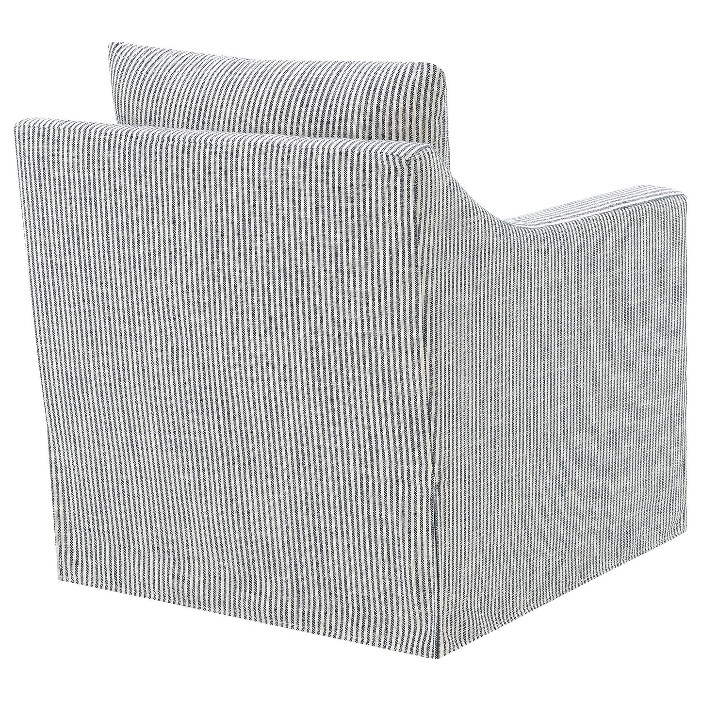  Coaster Furniture Winter 904137 Upholstered Sloped Arm Accent Swivel Chair - Grey IMAGE 8