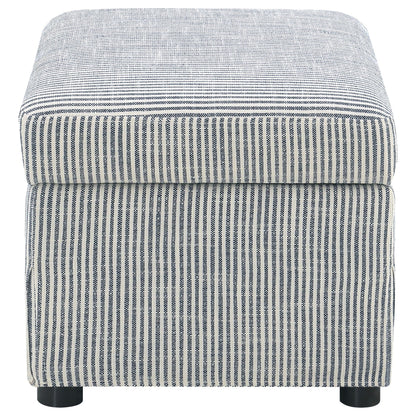  Coaster Furniture Winter 904138 Upholstered Hydraulic Lift Top Storage Ottoman - Grey IMAGE 6