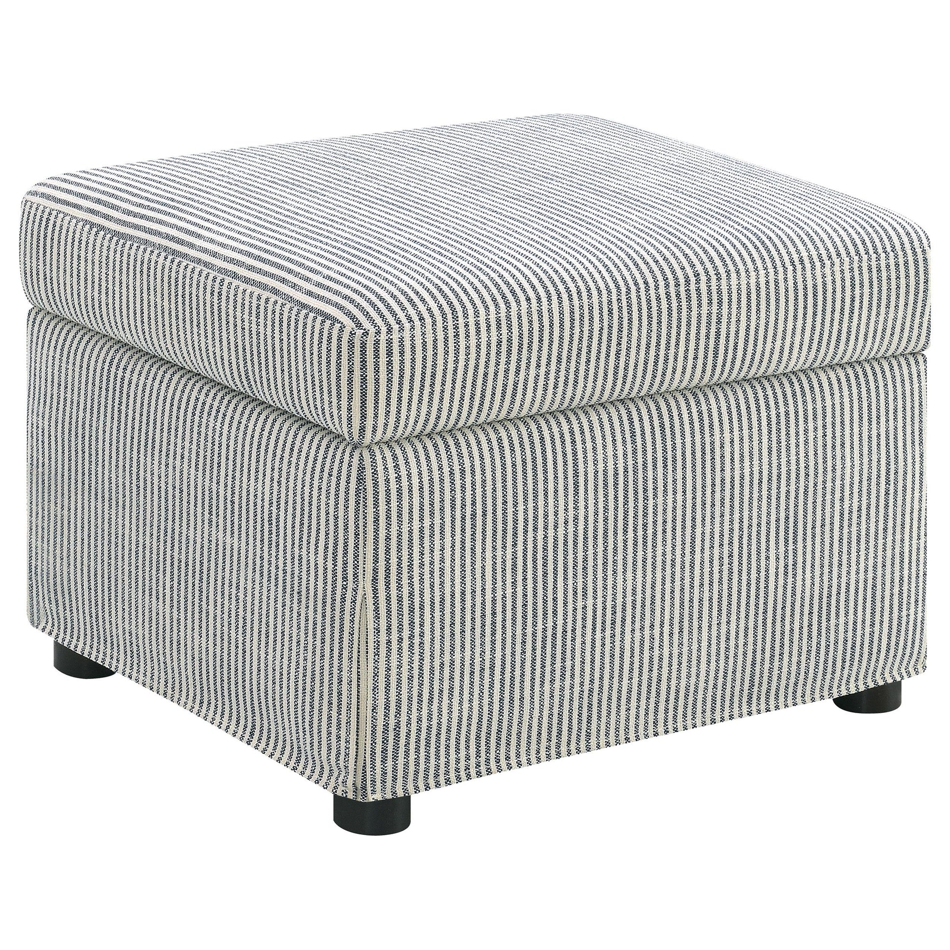  Coaster Furniture Winter 904138 Upholstered Hydraulic Lift Top Storage Ottoman - Grey IMAGE 7