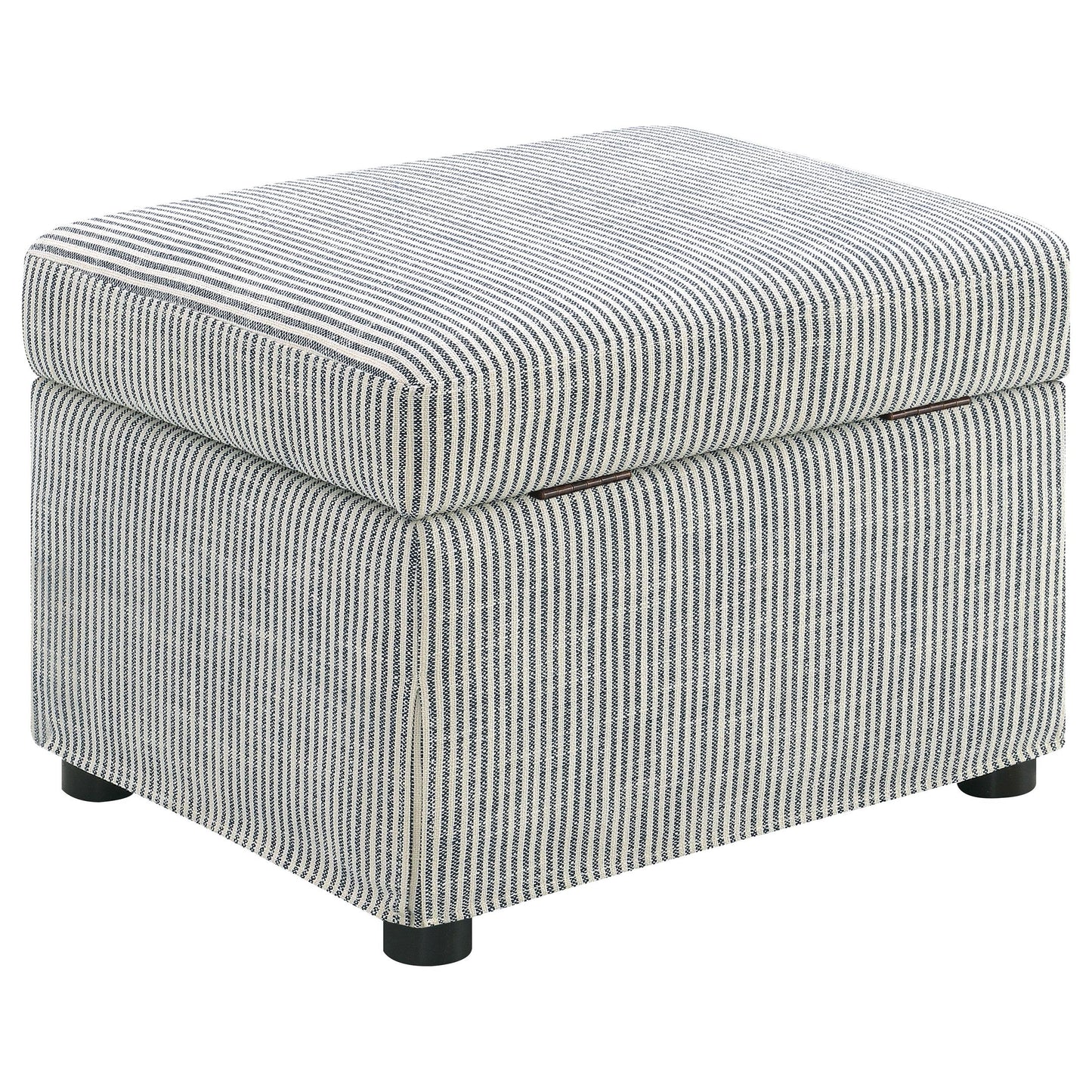  Coaster Furniture Winter 904138 Upholstered Hydraulic Lift Top Storage Ottoman - Grey IMAGE 9