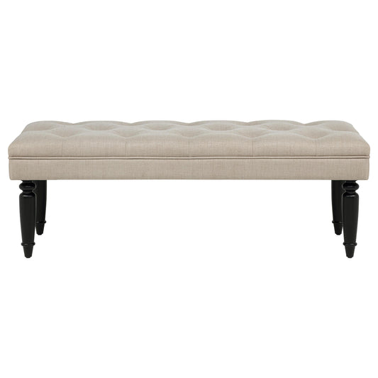  Coaster Furniture Marsha 915160 52-inch Upholstered Entryway Accent Bench - Latte IMAGE 1