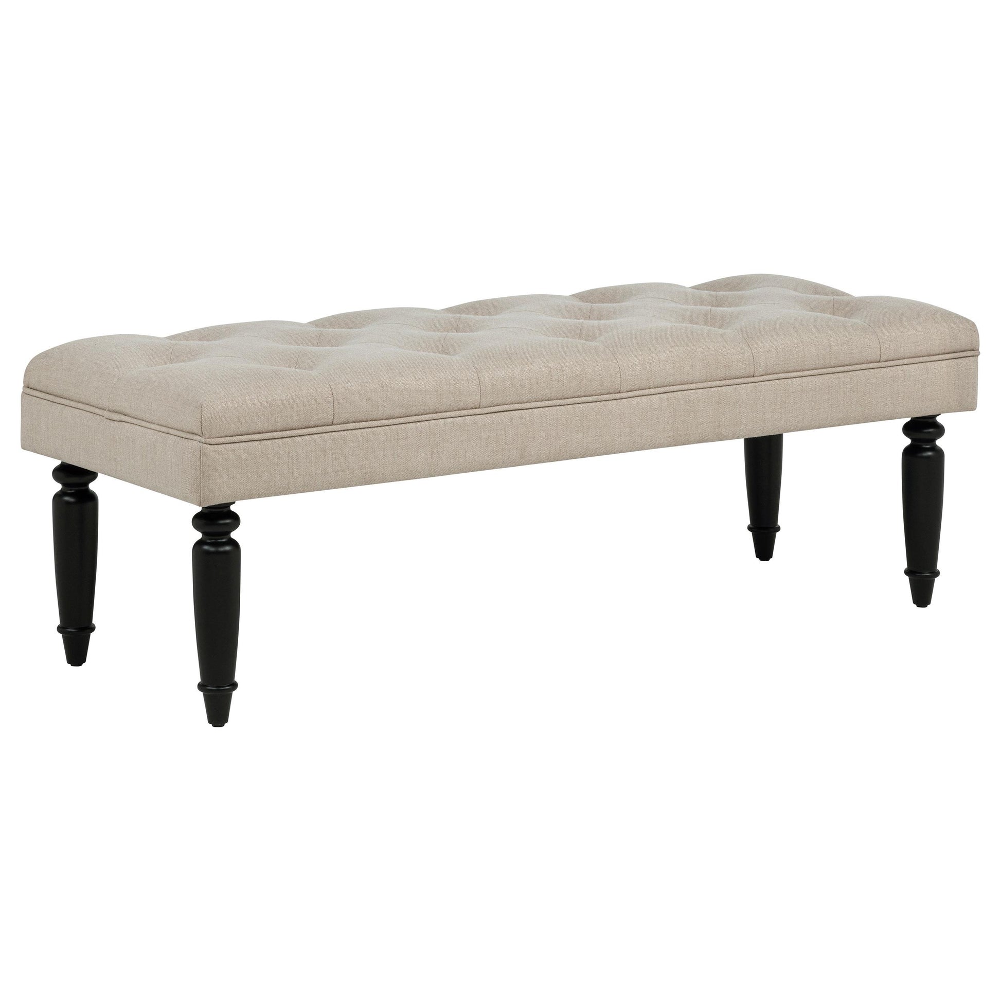  Coaster Furniture Marsha 915160 52-inch Upholstered Entryway Accent Bench - Latte IMAGE 2