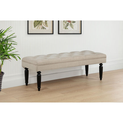  Coaster Furniture Marsha 915160 52-inch Upholstered Entryway Accent Bench - Latte IMAGE 4