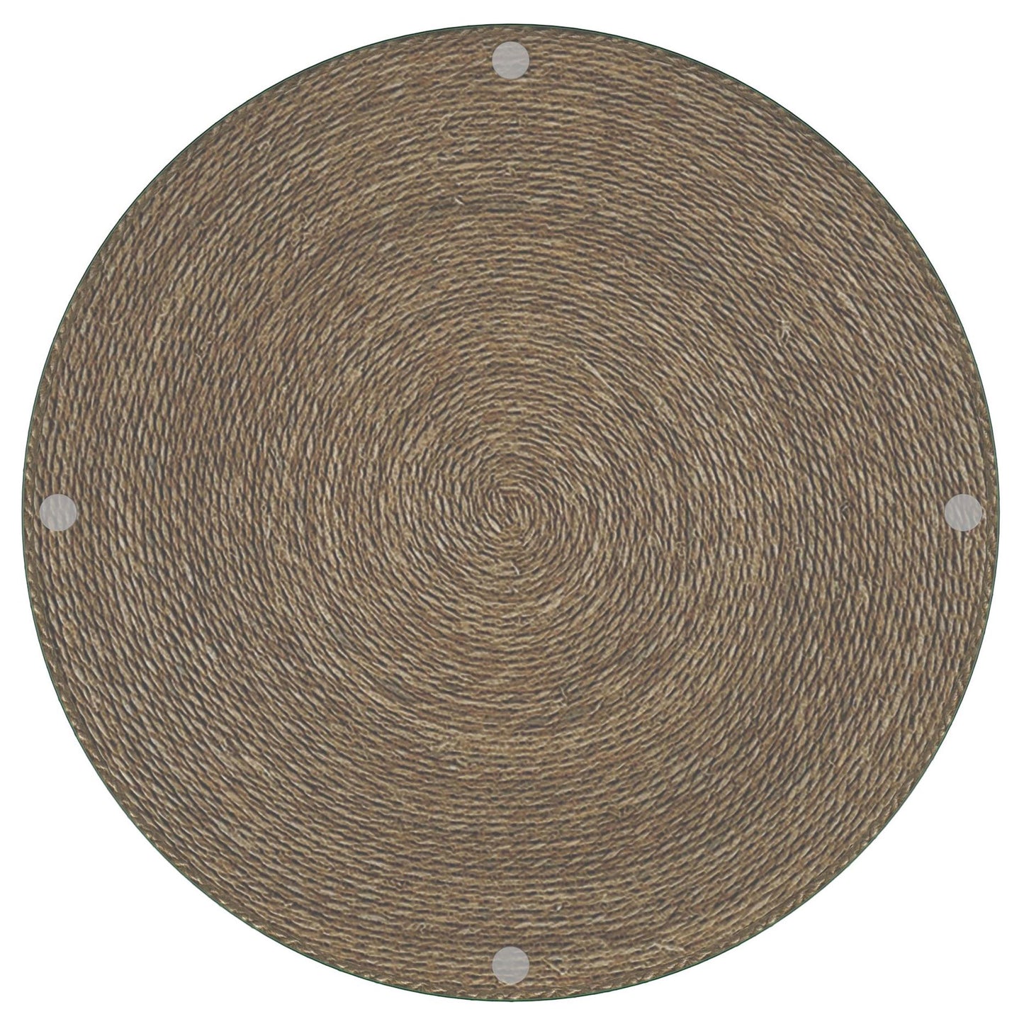  Coaster Furniture Halden 930270 Round Woven Seagrass Accent Side Table - Light Brown IMAGE 3