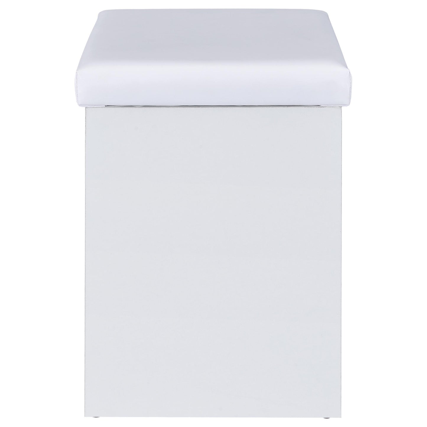  Coaster Furniture Bunbury 930280 Makeup Vanity Table Set Storage Mirror and Stool - White IMAGE 17