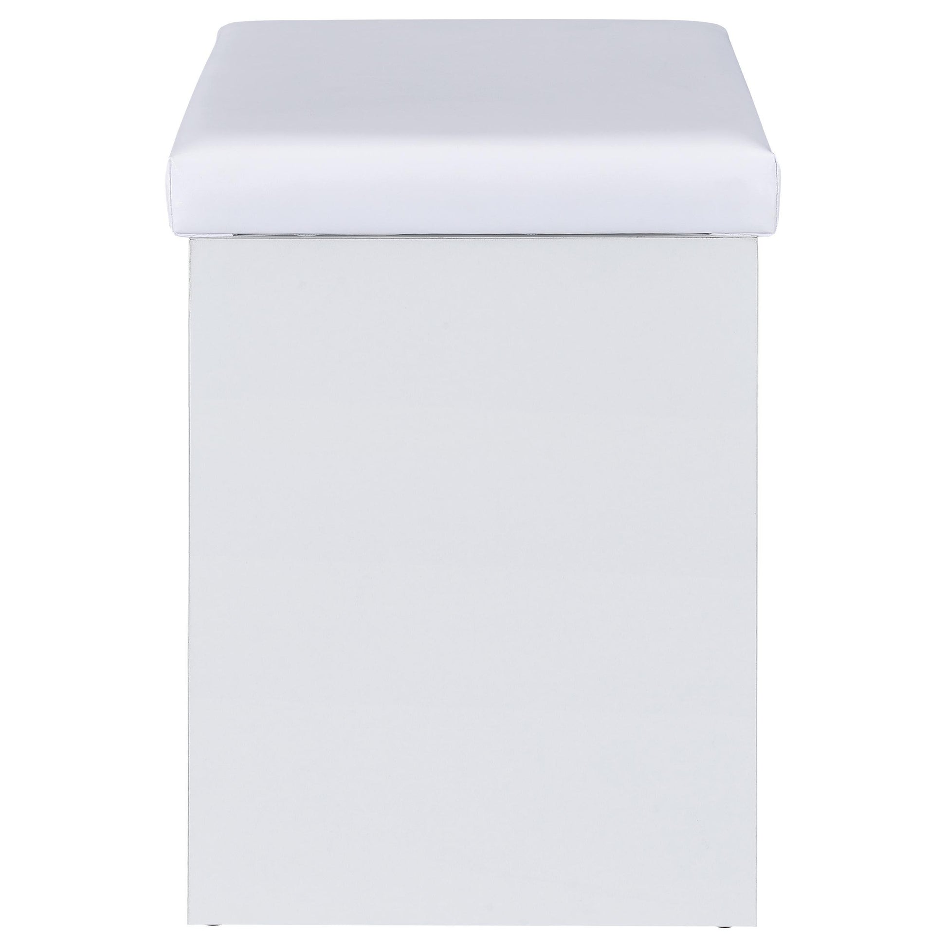  Coaster Furniture Bunbury 930280 Makeup Vanity Table Set Storage Mirror and Stool - White IMAGE 17