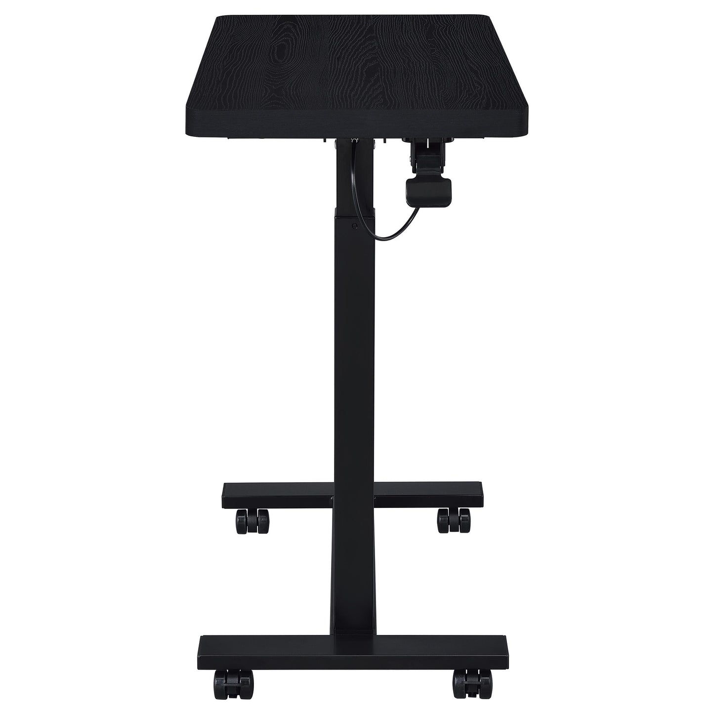  Coaster Furniture Westpark 930300 Pneumatic Adjustable C-Shape Side Table with Casters - Black IMAGE 10